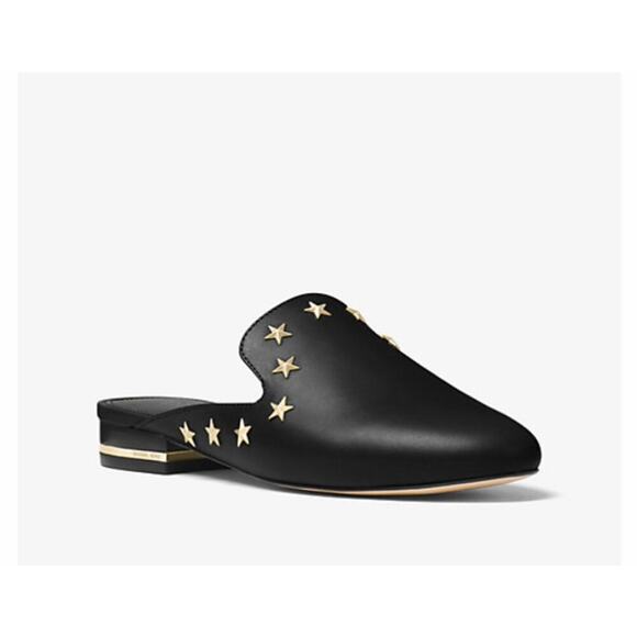 Michael Kors Star Studded Black Mules Size 7.5 - Picture 6 of 8